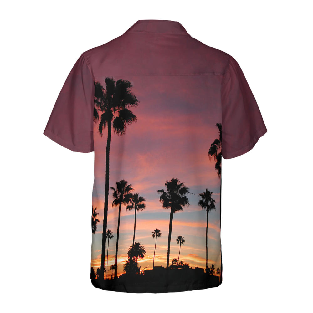 Sunset Venice Beach Men Hawaiian Shirt