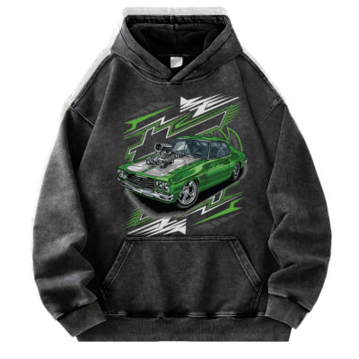 Classic Muscle Car Wash Hoodie