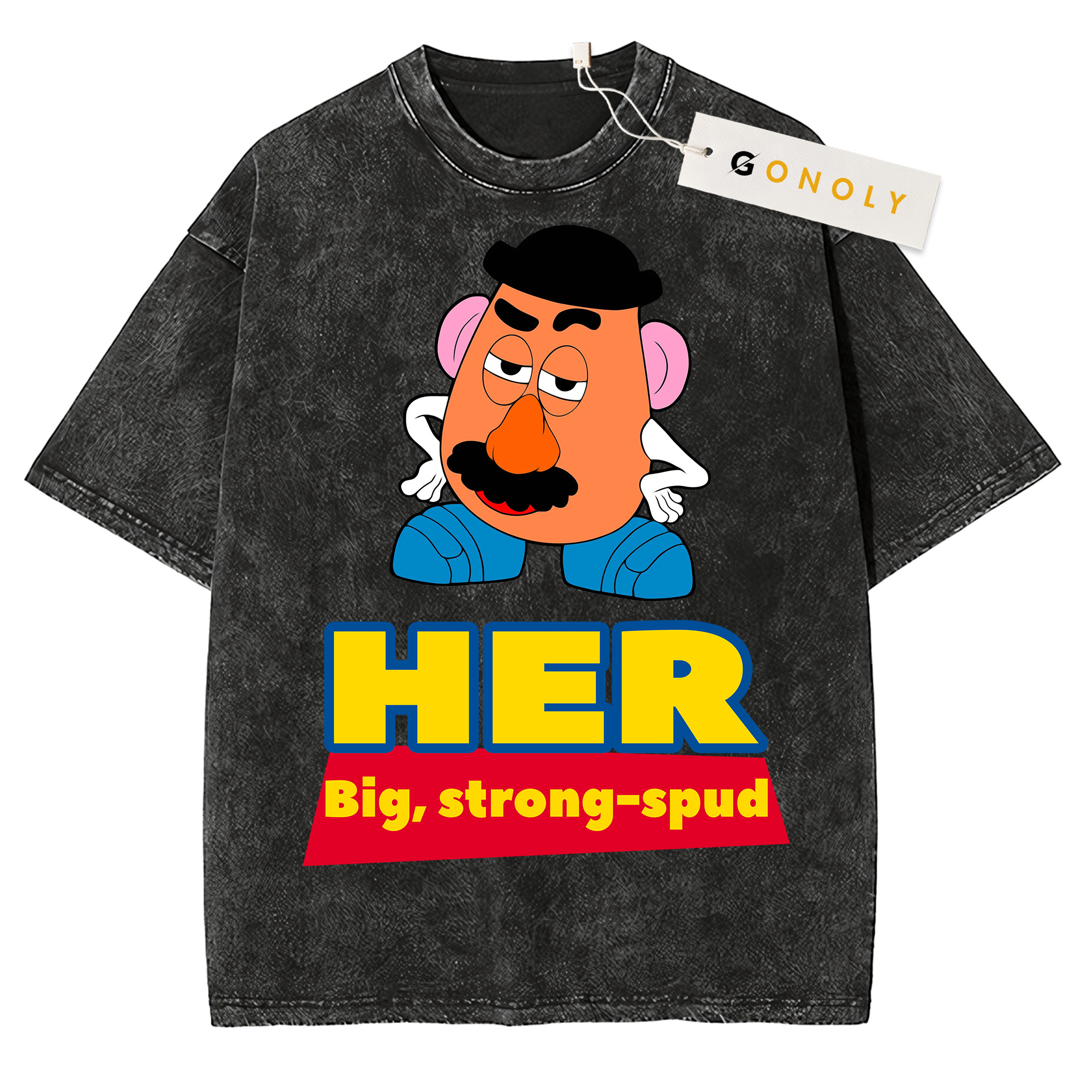 Her Big, Strong Spud Wash Shirt