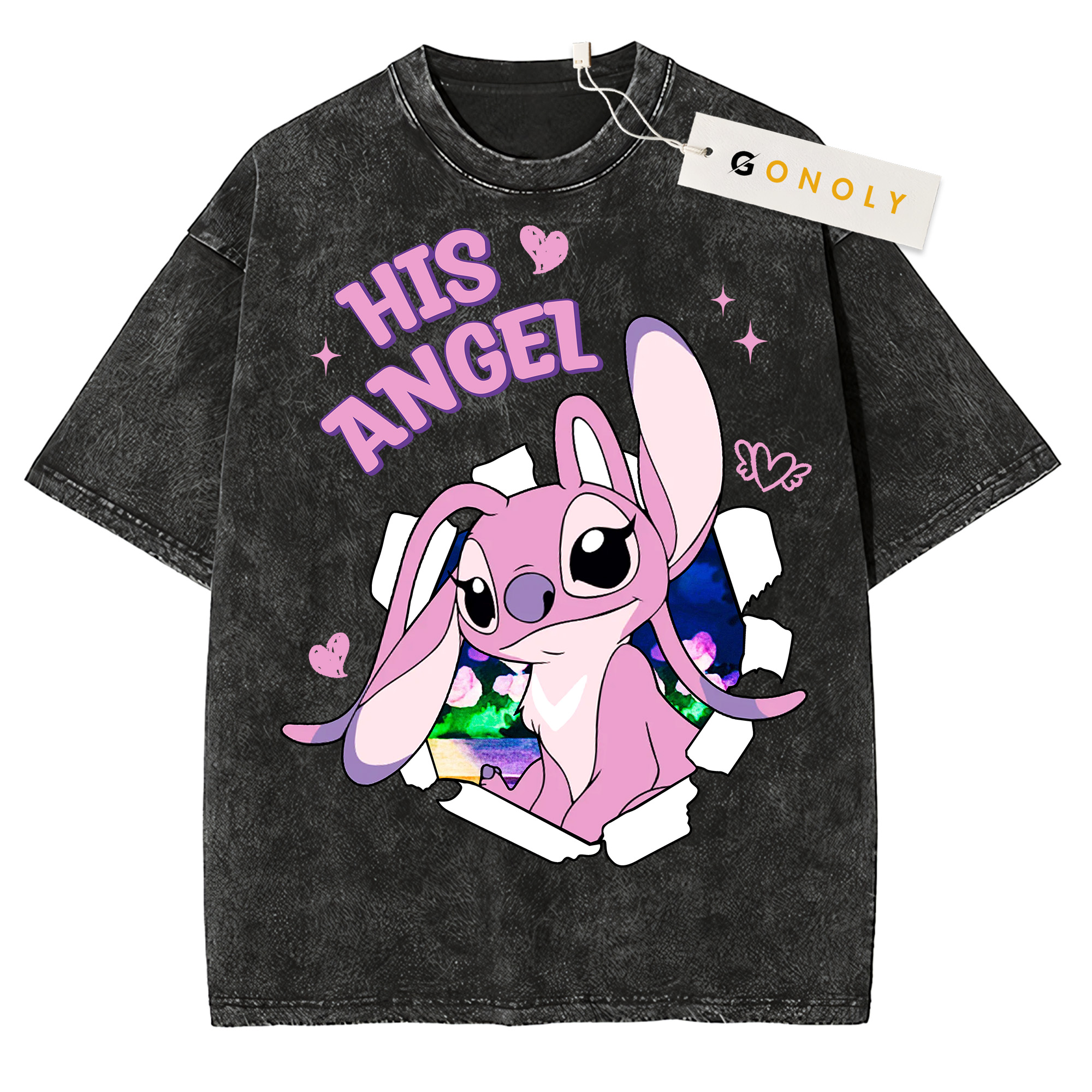 His Angel Wash Shirt