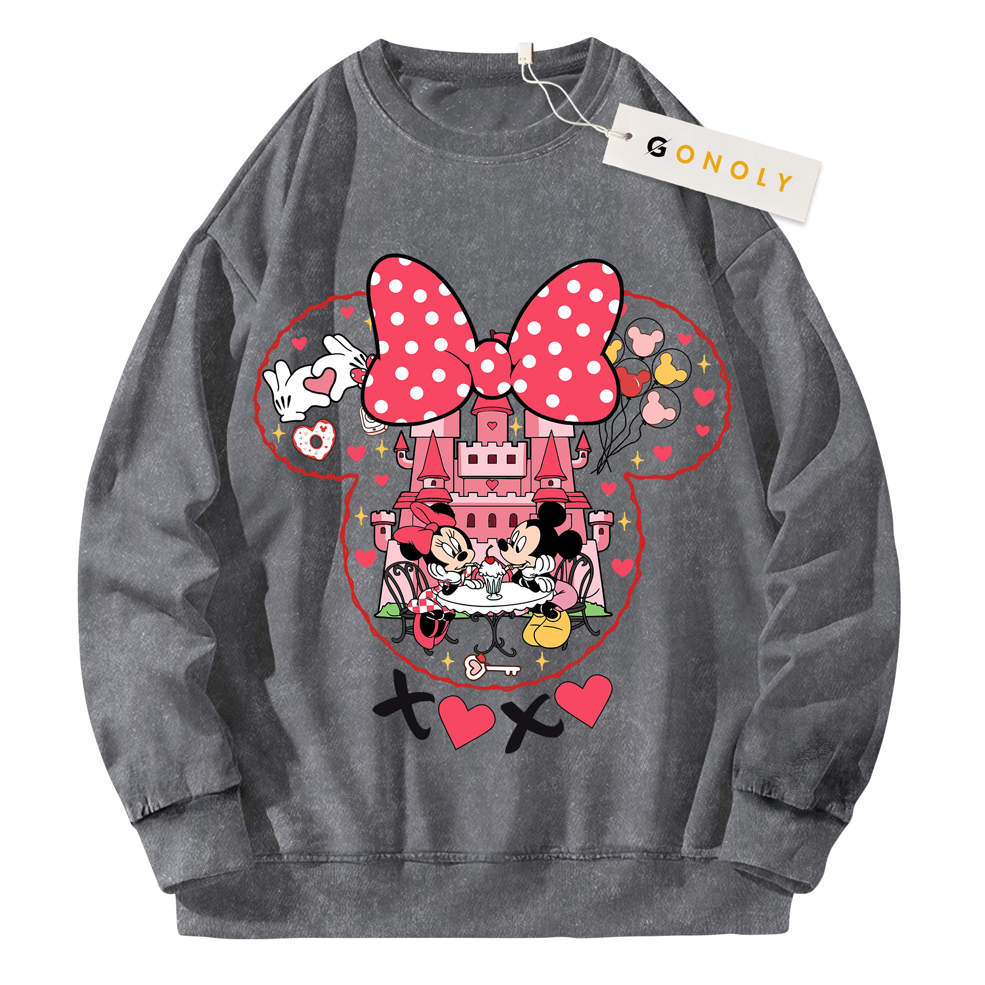 Minnie’s Castle Love Wash Sweatshirt