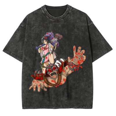 Resident Evil Horror Gaming Wash Shirt